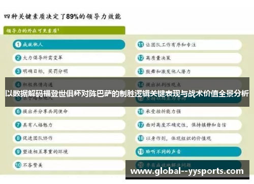 以数据解码福登世俱杯对阵巴萨的制胜逻辑关键表现与战术价值全景分析